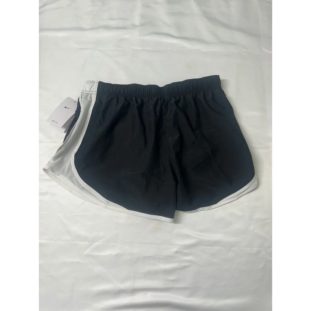 Nike Womens Dri-FIT 10K Running‎ Shorts Black White 849585-012 Size L NWT